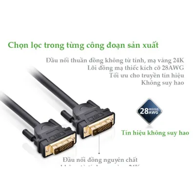 dây dvi - cáp dvi 2 đầu đực dây dvi - cáp dvi 2 đầu đực