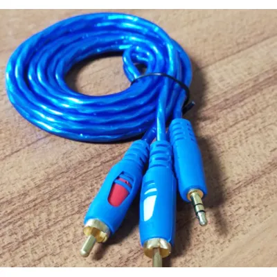 dây loa 1 đầu 3.5 ra 2 av - dây loa 1 đầu 3.5 ra 2 av xịn - dài 1.8m dây loa 1 đầu 3.5 ra 2 av - dây loa 1 đầu 3.5 ra 2 av xịn - dài 1.8m