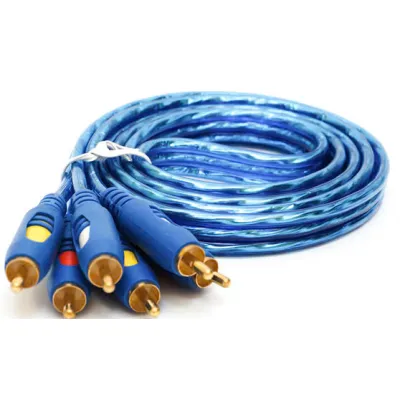 Dây Loa Av 6 Đầu Hoa Sen Rca Dài 1.8M Chống Nhiễu (Xanh) Dây Loa Av 6 Đầu Hoa Sen Rca Dài 1.8M Chống Nhiễu (Xanh)