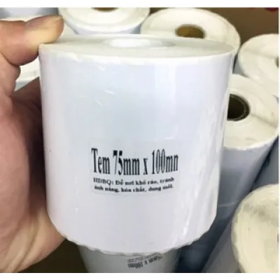 decal mã vạch khổ 75x100 - giấy in nhiệt 75x100 decal mã vạch khổ 75x100 - giấy in nhiệt 75x100