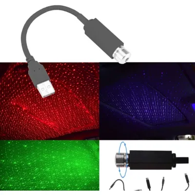 đèn laser trang trí chiếu trần nhà, trần xe nguồn usb đèn laser trang trí chiếu trần nhà, trần xe nguồn usb
