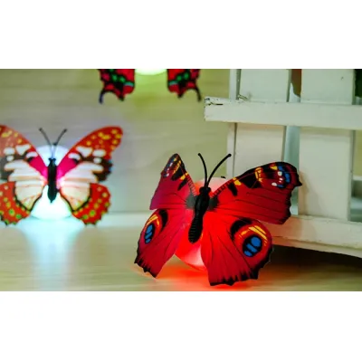 đèn led bướm - đèn led dán tường hình bướm 3 cái đèn led bướm - đèn led dán tường hình bướm 3 cái