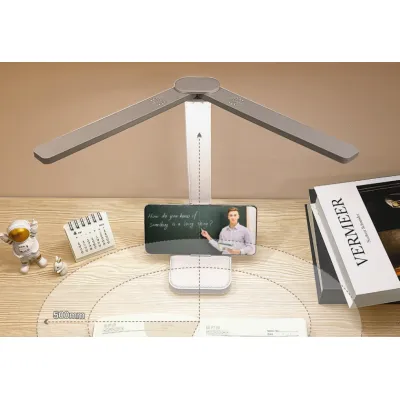 Đèn Led Để Bàn D20 2 Cánh Có Cảm Ứng 3 Chế Độ Sáng Đọc Sách, Làm Việc, Học Tập Tiện Lợi Đèn Led Để Bàn D20 2 Cánh Có Cảm Ứng 3 Chế Độ Sáng Đọc Sách, Làm Việc, Học Tập Tiện Lợi