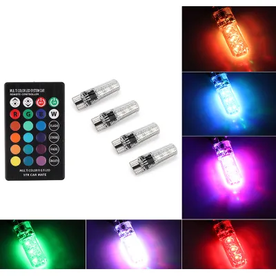 đèn led demi 16 màu có remote - đèn xi nhan 2 cái đèn led demi 16 màu có remote - đèn xi nhan 2 cái