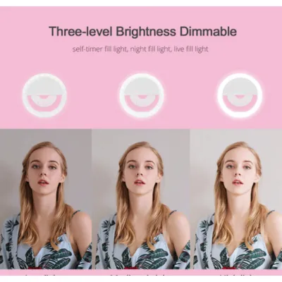 đèn led selfie chụp hình kẹp điện thoại dùng pin sạc đèn led selfie chụp hình kẹp điện thoại dùng pin sạc