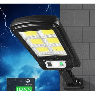 đèn năng lượng mặt trời chống nước 6 led 3 chế độ hình chữ nhật 20x10cm siêu sáng kèm remote và giá đỡ đèn năng lượng mặt trời chống nước 6 led 3 chế độ hình chữ nhật 20x10cm siêu sáng kèm remote và giá đỡ