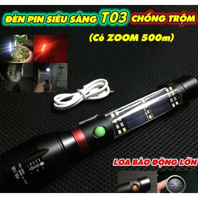 đèn pin đa năng - đèn pin cầm tay siêu sáng - tích hợp còi hú và sạc năng lượng mặt trời đèn pin đa năng - đèn pin cầm tay siêu sáng - tích hợp còi hú và sạc năng lượng mặt trời
