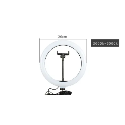 đèn tròn livestream 26cm (10inch) chuyên nghiệp kèm giá kẹp điện thoại đèn tròn livestream 26cm (10inch) chuyên nghiệp kèm giá kẹp điện thoại