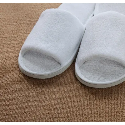 dép đi trong nhà, phòng ngủ, khách sạn màu trắng dép đi trong nhà, phòng ngủ, khách sạn màu trắng