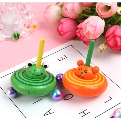 đồ chơi con quay mini bằng gỗ hình thú cho bé đồ chơi con quay mini bằng gỗ hình thú cho bé
