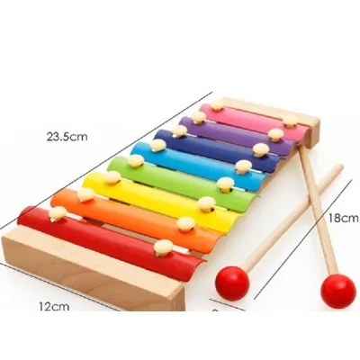 đồ chơi đàn gỗ 8 thanh cho bé + 2 thanh gõ đồ chơi đàn gỗ 8 thanh cho bé + 2 thanh gõ