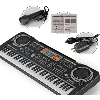 đồ chơi đàn piano 61 phím kèm sạc và mic cho bé đồ chơi đàn piano 61 phím kèm sạc và mic cho bé