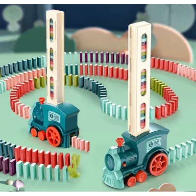 đồ chơi xe lửa domino train xếp domino tự động cho bé vui nhộn đồ chơi xe lửa domino train xếp domino tự động cho bé vui nhộn