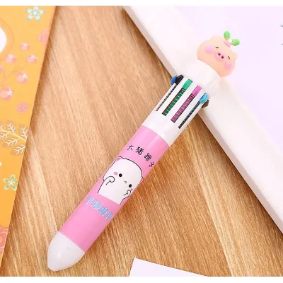đồ dùng học tập cho bé | bút bi bấm 10 ngòi hình thú siêu dễ thương đồ dùng học tập cho bé | bút bi bấm 10 ngòi hình thú siêu dễ thương