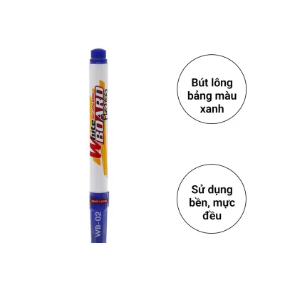 đồ dùng học tập cho bé | bút lông bảng wb-02 thiên long màu xanh đồ dùng học tập cho bé | bút lông bảng wb-02 thiên long màu xanh