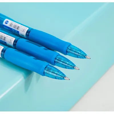 đồ dùng học tập cho bé | bút mực gel bấm deli g08 màu xanh ngòi 0.5mm đồ dùng học tập cho bé | bút mực gel bấm deli g08 màu xanh ngòi 0.5mm