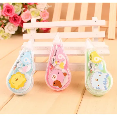 đồ dùng học tập cho bé | túi 6 bút xóa khô cho bé hình thú