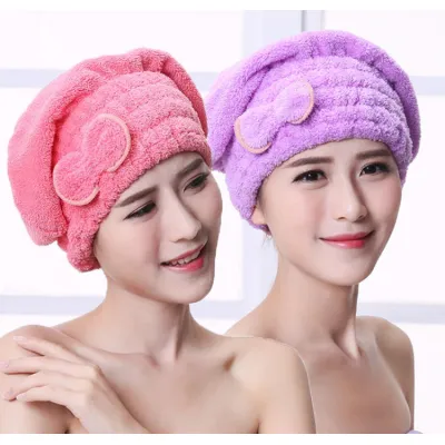 đồ dùng phòng tắm | khăn quấn giúp khô tóc sợi micro thoáng khí hình nơ đồ dùng phòng tắm | khăn quấn giúp khô tóc sợi micro thoáng khí hình nơ