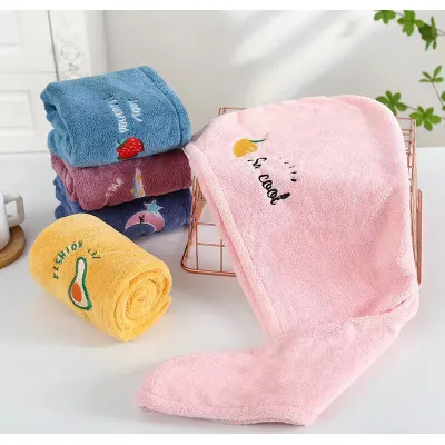 đồ dùng phòng tắm | mũ trùm đầu bằng vải siêu thấm hút có nút cài đồ dùng phòng tắm | mũ trùm đầu bằng vải siêu thấm hút có nút cài
