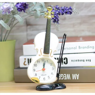đồng hồ báo thức độc lạ - dong ho bao thuc de ban - hình đàn guitar đồng hồ báo thức độc lạ - dong ho bao thuc de ban - hình đàn guitar
