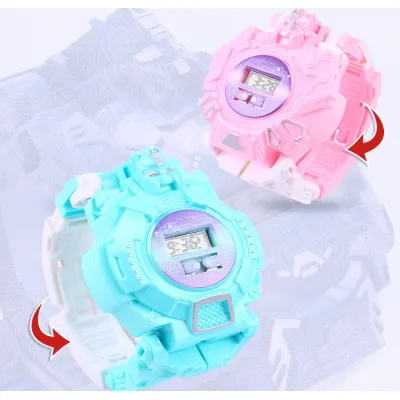 đồng hồ biến hình cho bé - đồng hồ biến hình robot đồng hồ biến hình cho bé - đồng hồ biến hình robot