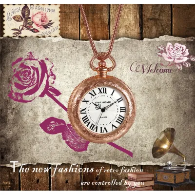 đồng hồ bỏ túi kiêm bật lửa sạc điện phong cách cổ điển