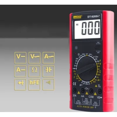 đồng hồ đo tụ dt-9205a+ vạn năng, tần số đa năng kèm pin và 2 que đo đồng hồ đo tụ dt-9205a+ vạn năng, tần số đa năng kèm pin và 2 que đo