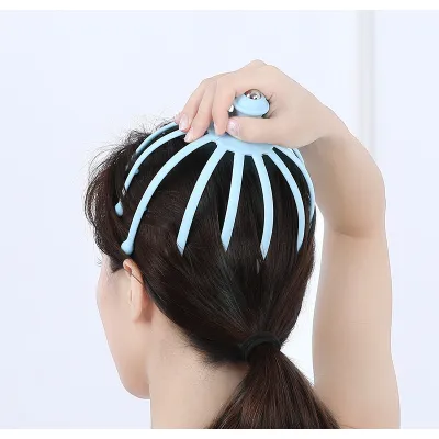 dụng cụ massage da đầu 12 chân bạch tuộc giúp thư giãn giảm stress