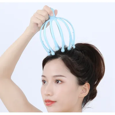 dụng cụ massage da đầu 12 chân bạch tuộc giúp thư giãn giảm stress