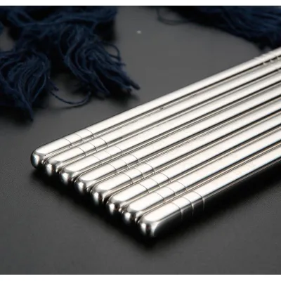 đũa inox 304 bộ 5 đôi đũa inox 304 bộ 5 đôi