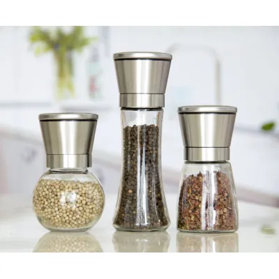 dụng cụ đựng và xay tiêu nắp inox đa năng dụng cụ đựng và xay tiêu nắp inox đa năng