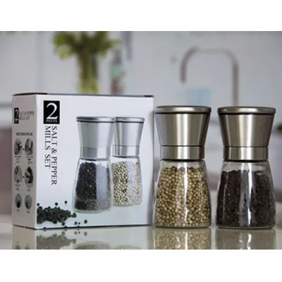 dụng cụ đựng và xay tiêu nắp inox đa năng dụng cụ đựng và xay tiêu nắp inox đa năng