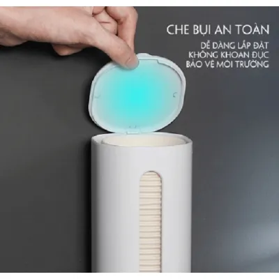 dụng cụ treo tường đựng ly giấy, cốc giấy có nắp đậy chống bụi tiện lợi 22x9x9cm dụng cụ treo tường đựng ly giấy, cốc giấy có nắp đậy chống bụi tiện lợi 22x9x9cm