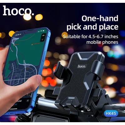 giá đỡ điện thoại gắn trên ghi đông xe máy, xe đạp hoco hk45 chắc chắn giá đỡ điện thoại gắn trên ghi đông xe máy, xe đạp hoco hk45 chắc chắn