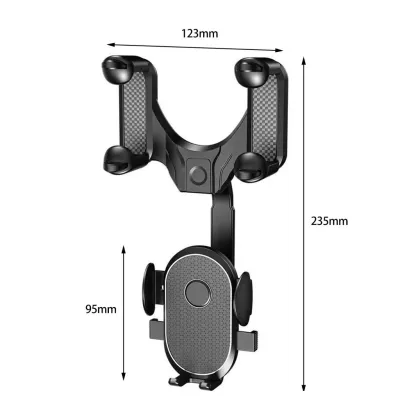 giá đỡ điện thoại xoay 360 độ gắn gương chiếu hậu xe hơi có thể kéo dài giá đỡ điện thoại xoay 360 độ gắn gương chiếu hậu xe hơi có thể kéo dài