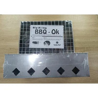 gia dụng nhà bếp | bếp nướng than bbq 31x21x9cm tặng kèm túi than và cồn gia dụng nhà bếp | bếp nướng than bbq 31x21x9cm tặng kèm túi than và cồn