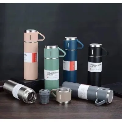 gia dụng nhà bếp | combo bình giữ nhiệt và 2 ly vacuum bottle 500ml inox 304 có hộp sang trọng gia dụng nhà bếp | combo bình giữ nhiệt và 2 ly vacuum bottle 500ml inox 304 có hộp sang trọng