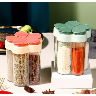 gia dụng nhà bếp | hủ đựng gia vị 5 ngăn hình hoa gia dụng nhà bếp | hủ đựng gia vị 5 ngăn hình hoa