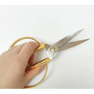 gia dụng nhà bếp | kéo vàng chạm khắc rồng phụng chất liệu thép không rỉ sắc bén gia dụng nhà bếp | kéo vàng chạm khắc rồng phụng chất liệu thép không rỉ sắc bén