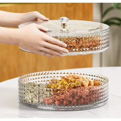 gia dụng nhà bếp | khay hộp mứt 4 ngăn hoàng gia ánh ngọc xoay 360 độ sang trọng gia dụng nhà bếp | khay hộp mứt 4 ngăn hoàng gia ánh ngọc xoay 360 độ sang trọng