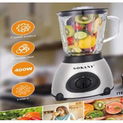 gia dụng nhà bếp | máy xay sinh tố sokany sk-148s 400w 1500ml 2 cối xay 3 cấp độ gia dụng nhà bếp | máy xay sinh tố sokany sk-148s 400w 1500ml 2 cối xay 3 cấp độ