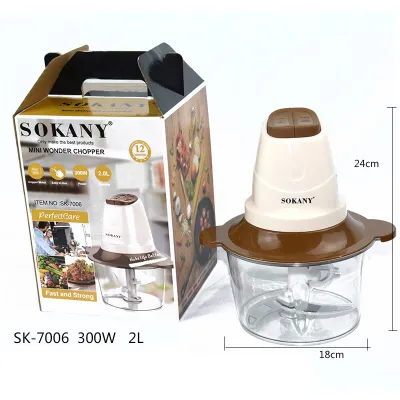 gia dụng nhà bếp | máy xay thịt, xay giò chả sokany sk-7006 300w 2.0l đa năng gia dụng nhà bếp | máy xay thịt, xay giò chả sokany sk-7006 300w 2.0l đa năng