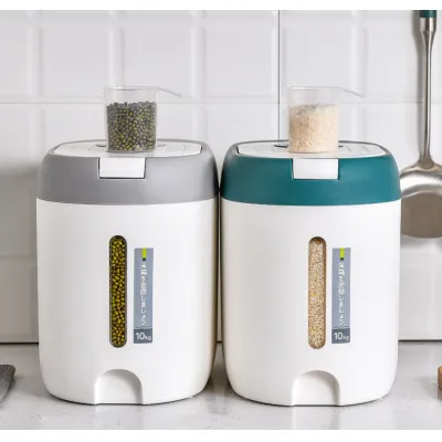 gia dụng nhà bếp | thùng đựng gạo thông minh bằng nhựa 10kg tiện dụng kèm cốc đong gia dụng nhà bếp | thùng đựng gạo thông minh bằng nhựa 10kg tiện dụng kèm cốc đong