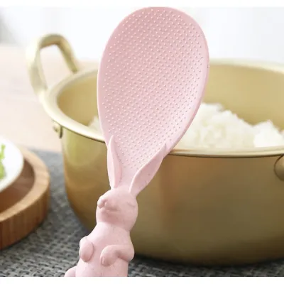 gia dụng nhà bếp | vá xới cơm lúa mạch hình thỏ chịu nhiệt tốt gia dụng nhà bếp | vá xới cơm lúa mạch hình thỏ chịu nhiệt tốt