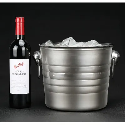 gia dụng nhà bếp | xô đựng đá inox dày dặn loại lớn 2 quai 19x18cm gia dụng nhà bếp | xô đựng đá inox dày dặn loại lớn 2 quai 19x18cm