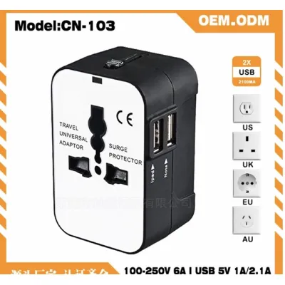 gia dụng | ổ cắm điện du lịch quốc tế đa năng travel universal adapter có 2 cổng usb gia dụng | ổ cắm điện du lịch quốc tế đa năng travel universal adapter có 2 cổng usb
