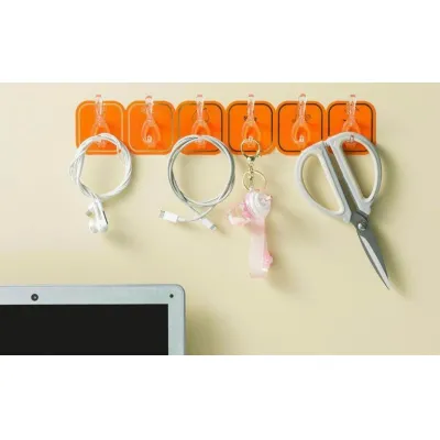 gia dụng | set 6 móc dán tường siêu dính nhiều màu gia dụng | set 6 móc dán tường siêu dính nhiều màu