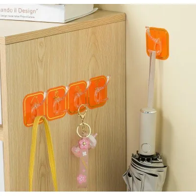 gia dụng | set 6 móc dán tường siêu dính nhiều màu gia dụng | set 6 móc dán tường siêu dính nhiều màu