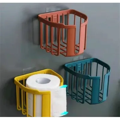 giá treo cuộn giấy vệ sinh bằng nhựa kèm miếng dán tường tiện dụng giá treo cuộn giấy vệ sinh bằng nhựa kèm miếng dán tường tiện dụng