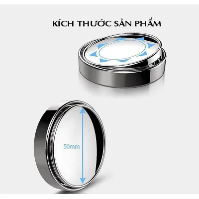 gương cầu lồi gắn kính chiếu hậu - kính lồi gắn gương xe hơi -  giá 1 cái